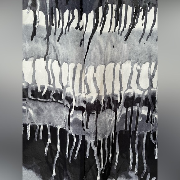 ✨ Nicole Miller Artelier 100% Silk Abstract Print Sleeveless Top ✨ (Sz L) - Picture 6 of 10